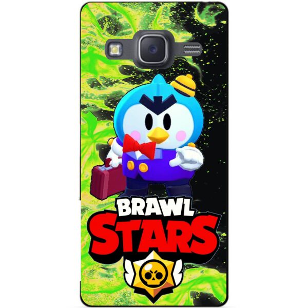

Силиконовый бампер чехол Candy для Samsung J7 Neo героем Brawl Stars Мистер П.