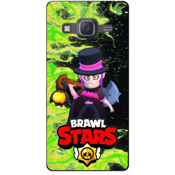

Силиконовый бампер чехол Candy для Samsung J7 Neo героем Brawl Stars Мортис