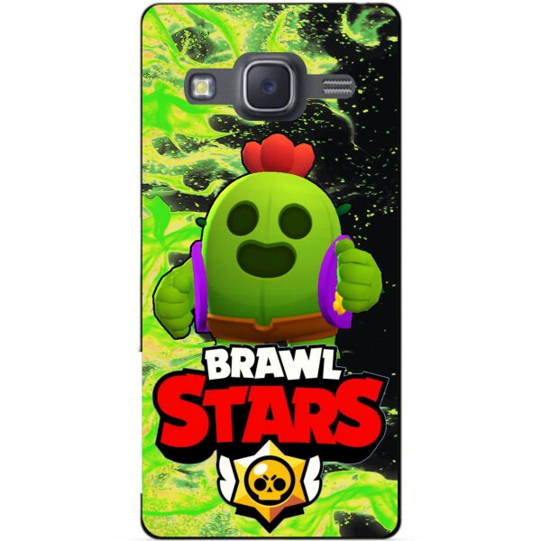 

Силиконовый бампер чехол Candy для Samsung J7 Neo героем Brawl Stars Спайк