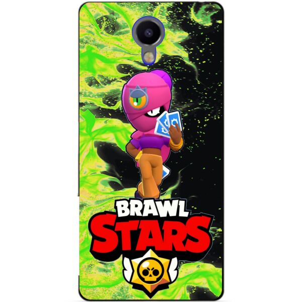 

Силиконовый бампер чехол Candy для Meizu M3 Note с Героем Brawl Stars Тара