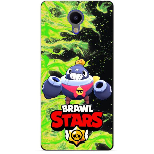 

Силиконовый бампер чехол Candy для Meizu M3 Note с Героем Brawl Stars Тик