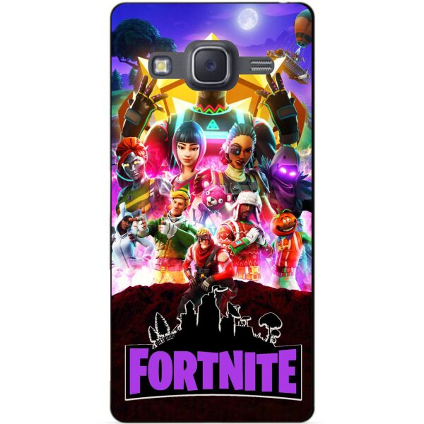

Силиконовый бампер чехол Candy для Samsung J7 Neo рисунком Fortnite
