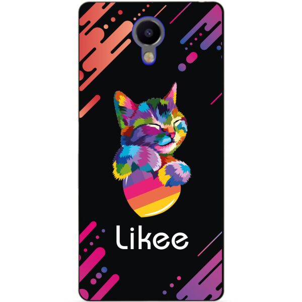 

Силиконовый бампер чехол Candy для Meizu M3 Note с рисунком Likee