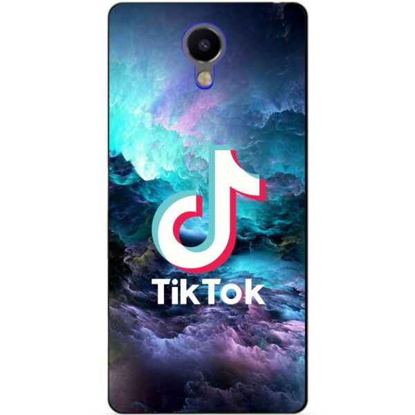 

Силиконовый бампер чехол Candy для Meizu M3 Note с рисунком Tik Tok