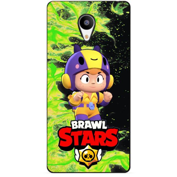 

Силиконовый бампер чехол Candy для Meizu M3s с героем Brawl Stars Беа