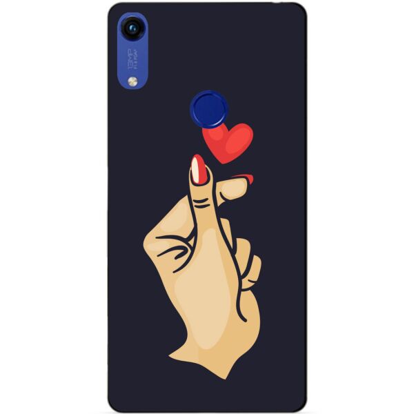 

Бампер силиконовый чехол Candy для Huawei Honor 8a Знак любви