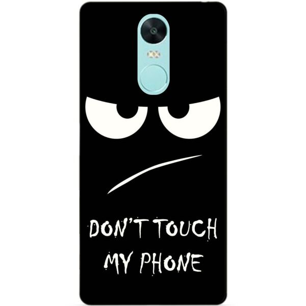 

Силиконовый чехол бампер Candy для Xiaomi Redmi Note 4x с рисунком Dont touch