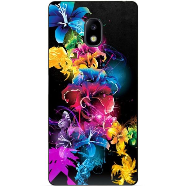 

Силиконовый бампер чехол Candy для Samsung J730 Galaxy J7 2017 года с рисунком Лилии
