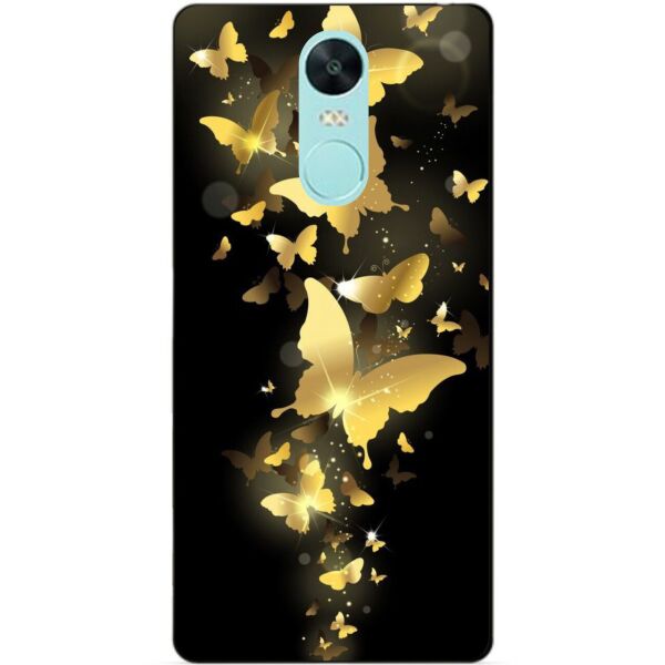 

Силиконовый чехол бампер Candy для Xiaomi Redmi Note 4x с рисунком Бабочки