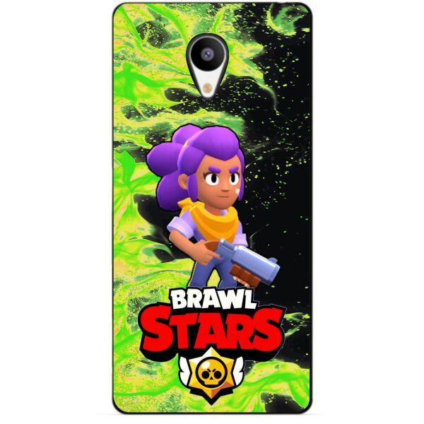 

Силиконовый бампер чехол Candy для Meizu M3s с героем Brawl Stars Шелли