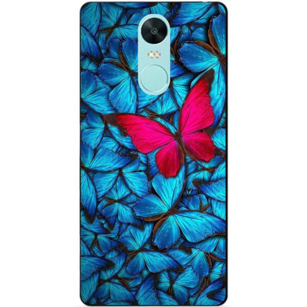 

Силиконовый чехол бампер Candy для Xiaomi Redmi Note 4x с рисунком Мотыльки