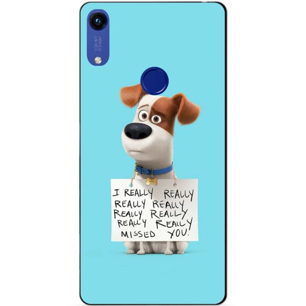 

Бампер силиконовый чехол Candy для Huawei Honor 8a Песик Макс