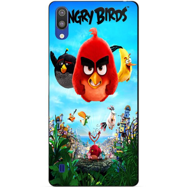 

Силиконовый бампер чехол Candy для Samsung M10 2019 Galaxy M105f с рисунком Angry Birds