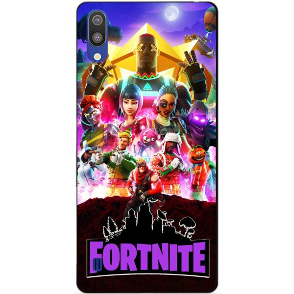 

Силиконовый бампер чехол Candy для Samsung M10 2019 Galaxy M105f с рисунком Fortnite