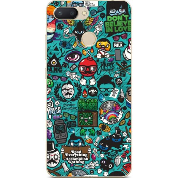 

Бампер силиконовый Candy для Huawei P Smart с рисунком Стикеры