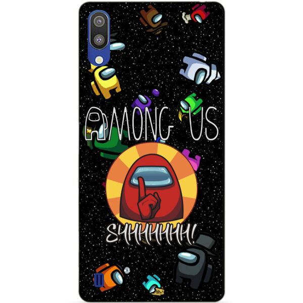 

Силиконовый бампер чехол Candy для Samsung M10 2019 с рисунком Among Us