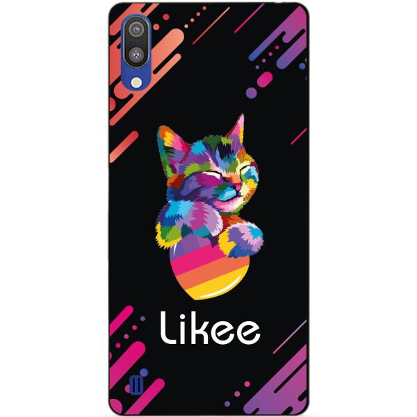 

Силиконовый бампер чехол Candy для Samsung M10 2019 с рисунком Likee