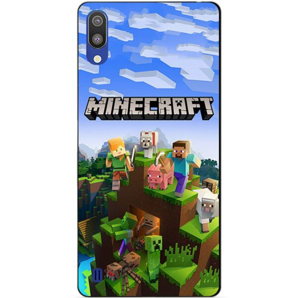 

Силиконовый бампер чехол Candy для Samsung M10 2019 с рисунком Minecraft