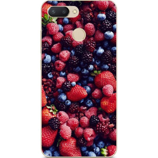 

Бампер силиконовый Candy для Huawei P Smart с рисунком Ягодный микс