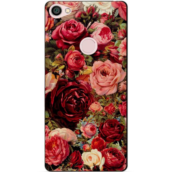 

Силиконовый чехол бампер Candy для Xiaomi Redmi Note 5a Prime Красные Пионы