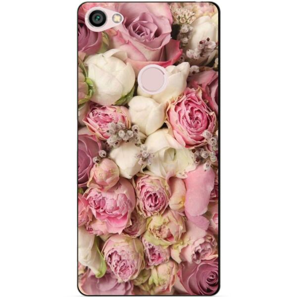 

Силиконовый чехол бампер Candy для Xiaomi Redmi Note 5a Prime Розовые Пионы