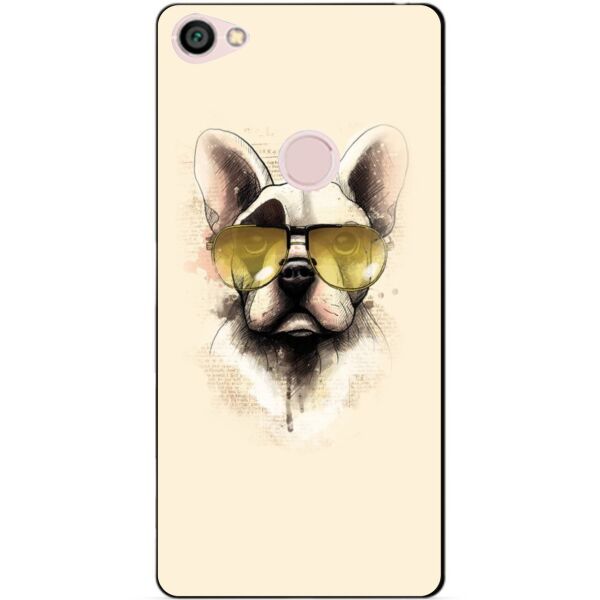 

Силиконовый чехол бампер Candy для Xiaomi Redmi Note 5a Prime Собака в очках