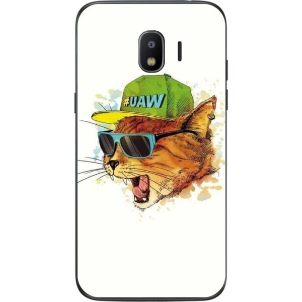 

Бампер силиконовый Candy для Samsung J4 Galaxy J400 с рисунком Кот в кепке