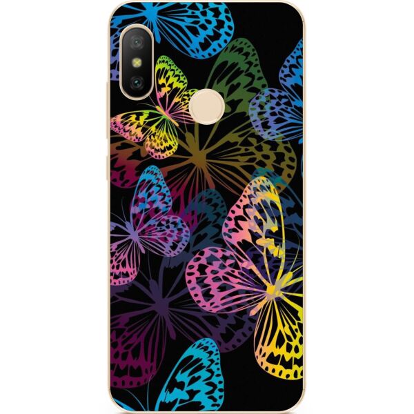 

Бампер силиконовый чехол Candy для Huawei P20 Lite Неоновые бабочки