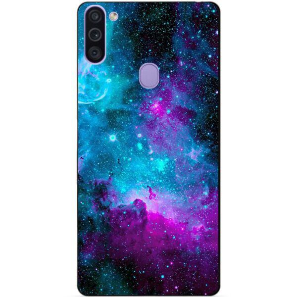 

Силиконовый бампер чехол Candy для Samsung M11 Galaxy M115f с рисунком Галактика