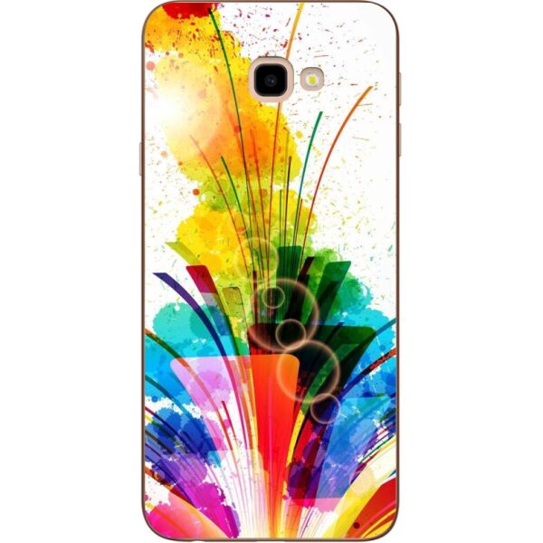 

Бампер силиконовый Candy для Samsung J4 Plus Galaxy J415 с рисунком Взрыв красок