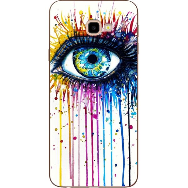 

Бампер силиконовый Candy для Samsung J4 Plus Galaxy J415 с рисунком Глаз
