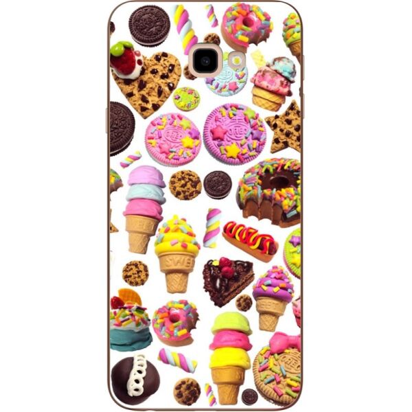 

Бампер силиконовый Candy для Samsung J4 Plus Galaxy J415 с рисунком Десерты