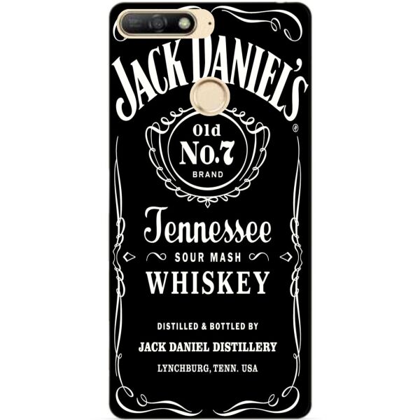 

Бампер силиконовый чехол Candy для Huawei Y6 Prime 2018 с рисунком Jack Daniels