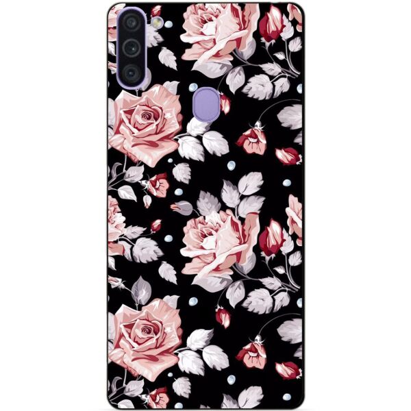 

Силиконовый бампер чехол Candy для Samsung M11 Galaxy M115f с рисунком Розы