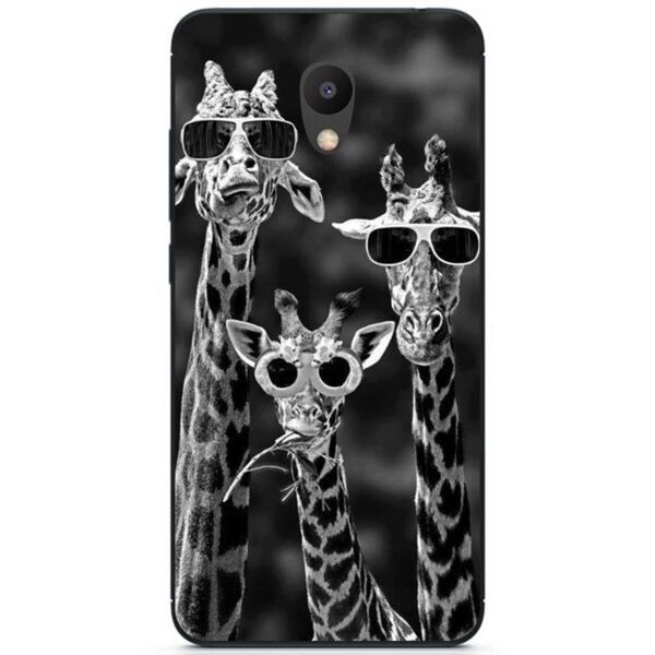 

Силиконовый бампер чехол Candy для Meizu M5 с рисунком Жирафы