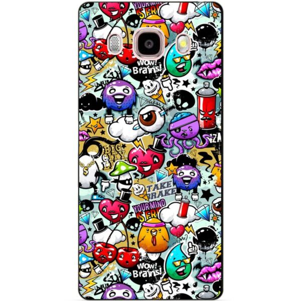 

Чехол силиконовый бампер Candy для Samsung J510 Galaxy J5-2016 с рисунком Статусы