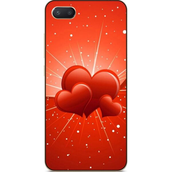 

Силиконовый чехол Candy для Iphone 7 с рисунком Сердечки