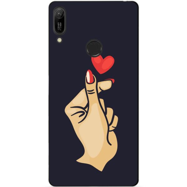

Бампер силиконовый чехол Candy для Huawei Y6 Pro 2019 Знак любви