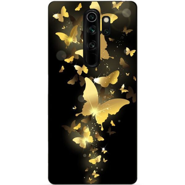 

Силиконовый чехол бампер Candy для Xiaomi Redmi Note 8 Pro с рисунком Золотые Бабочки