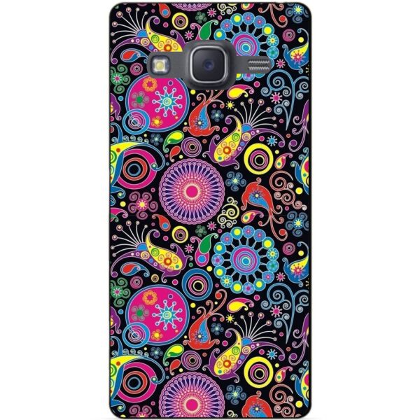 

Чехол силиконовый бампер Candy для Samsung J7 Galaxy J700 с рисунком Восточные узоры