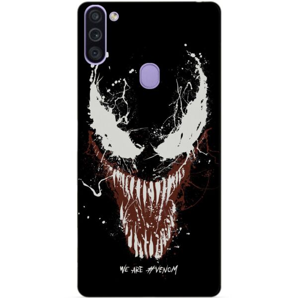 

Силиконовый бампер чехол Candy для Samsung M11 с рисунком Веном