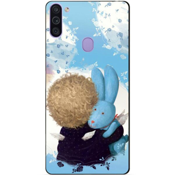 

Силиконовый бампер чехол Candy для Samsung M11 с рисунком Гапчинская Зайка