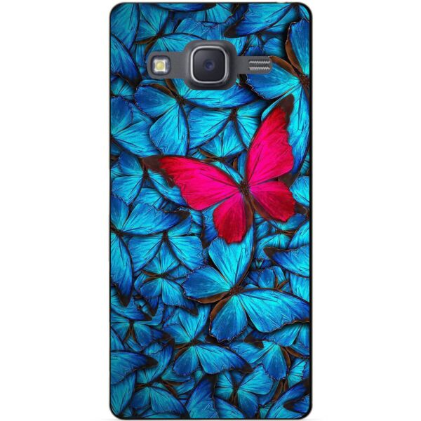 

Чехол силиконовый бампер Candy для Samsung J7 Galaxy J700 с рисунком Мотыльки