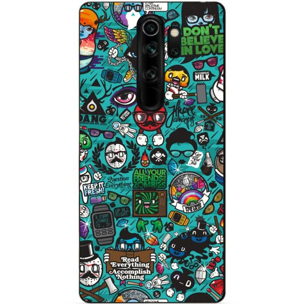 

Силиконовый чехол бампер Candy для Xiaomi Redmi Note 8 Pro с рисунком Стикеры