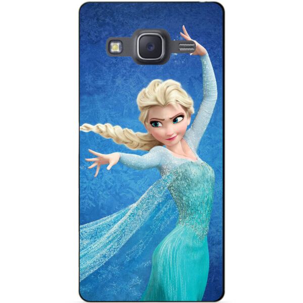 

Чехол силиконовый бампер Candy для Samsung J7 Galaxy J700 с рисунком Эльза