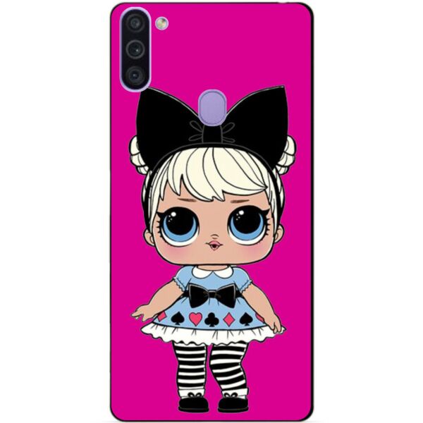 

Силиконовый бампер чехол Candy для Samsung M11 с рисунком Кукла Lol