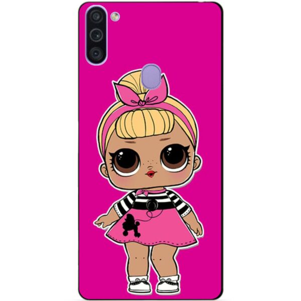 

Силиконовый бампер чехол Candy для Samsung M11 с рисунком Кукла Лол