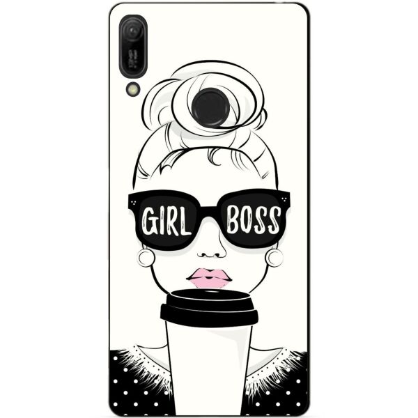 

Бампер силиконовый чехол Candy для Huawei Y6 Pro 2019 с рисунком Girl Boss