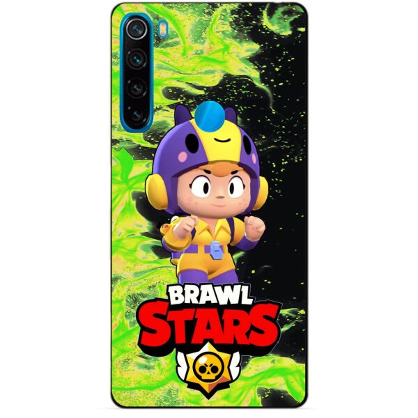 

Силиконовый чехол бампер Candy для Xiaomi Redmi Note 8 с Героем Brawl Stars Беа