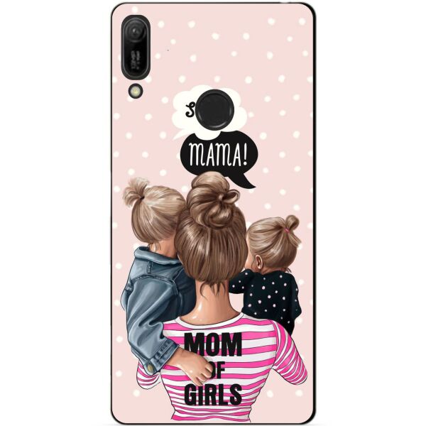 

Бампер силиконовый чехол Candy для Huawei Y6 Pro 2019 с рисунком Mom of Girls
